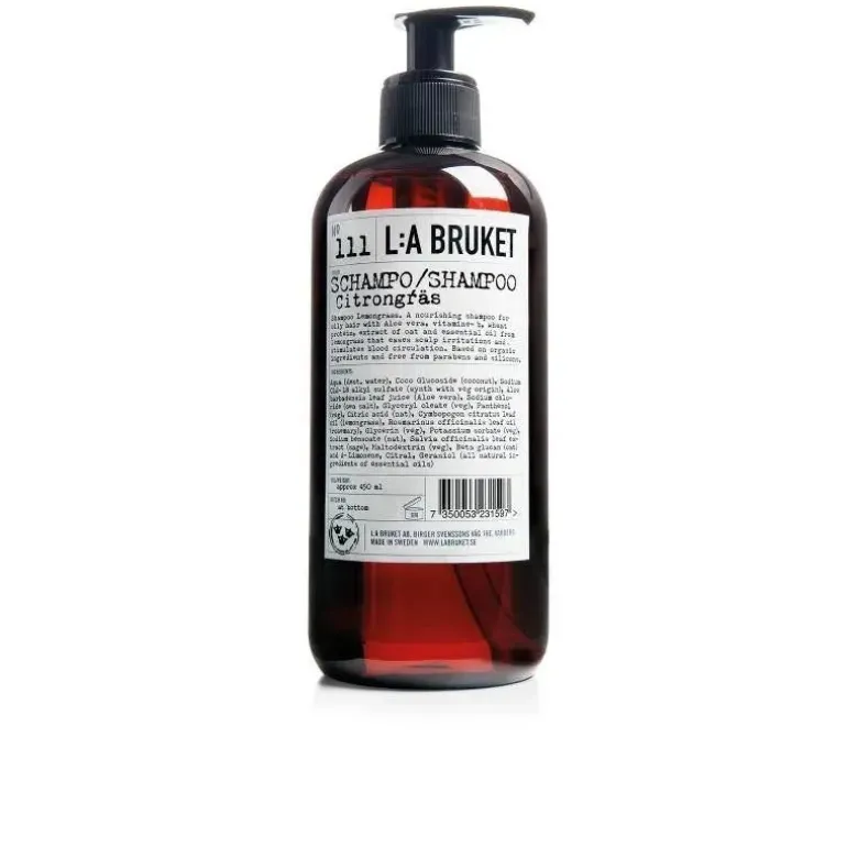 L:A Bruket 111 SHAMPOO LEMONGRASS - L:A Bruket Alla Violetta Boutique