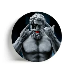 The Kiss piatto ceramica Yusufy - Alla Violetta Boutique