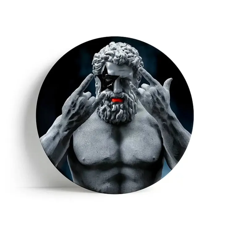 The Kiss piatto ceramica Yusufy - Alla Violetta Boutique